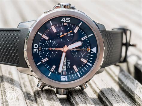 iwc jacques cousteau limited edition|iwc aquatimer chronograph review.